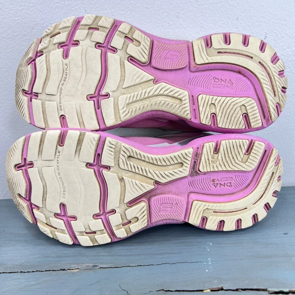 Brooks Ghost 15 Womens Running Shoes Pink Cream Gradient 1203801B139 Size 8